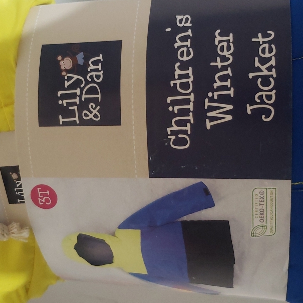 Lily & Dan children's winter jacket NWT - 3T - Picture 3 of 8